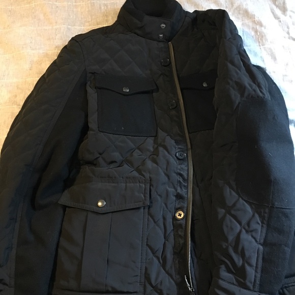 Banana Republic Other - Black wool and quilted jacket